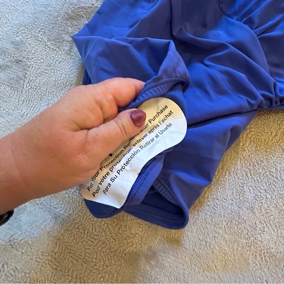 NWT Speedo blue one piece swim ties Size 18 - Picture 4 of 9